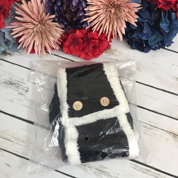 Baby/Toddler Black Hat with Ears Ring Scarf - Picture 8 of 9